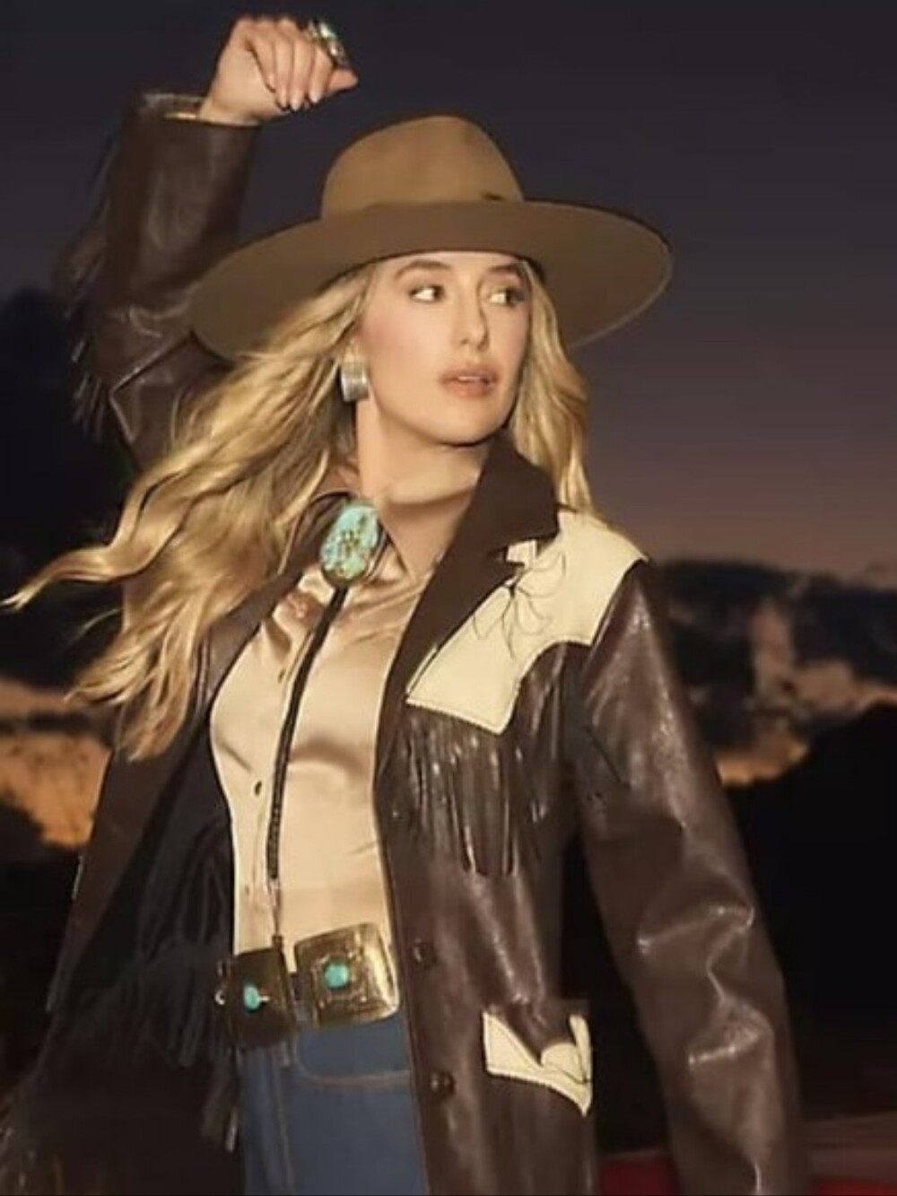 Wrangler x Lainey Wilson Fringe Jacket